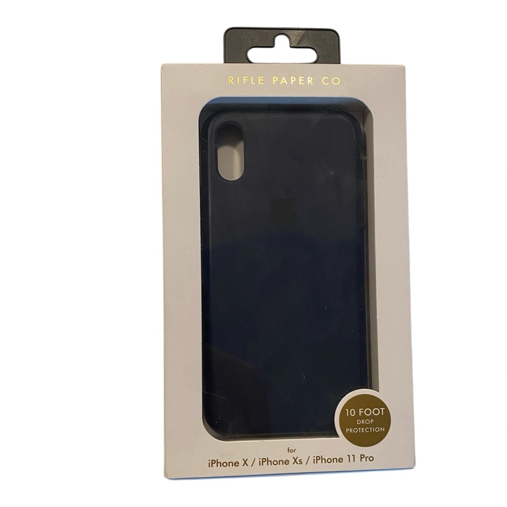 Navy Blue IPhone 11 Pro, X, & XS case - Rifle paper co
